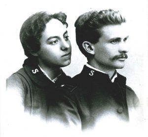 Photograph of a young married couple