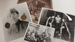 A group of old photographs