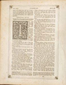 Page from Saunders Burdick Family Bible
