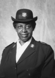 Photograph of Lt. Colonel Louise Johnson in Salvation Army uniform